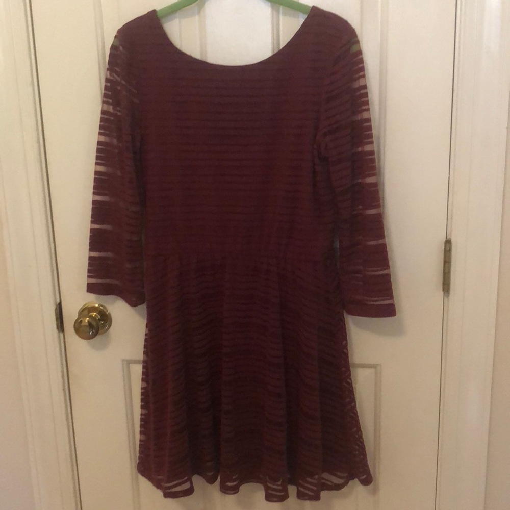 Fit and Flare Striped Skater Dress